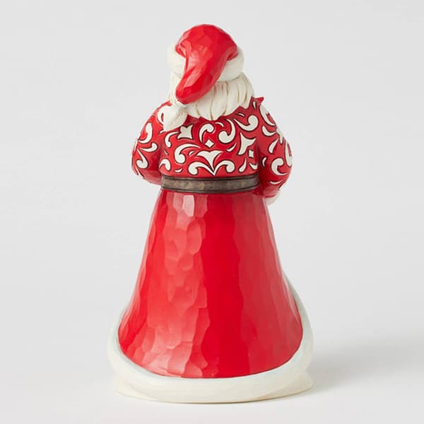 Jim Shore Santa with Blooming Amaryllis Christmas Figurine