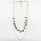 Ashley Cooper(tm) 2-Row Gold-Tone & Black Layered Charm Necklace - image 1