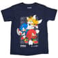 Boys (8-20) Sonic(tm) the Hedgehog Go Faster Graphic Tee - Navy - image 1