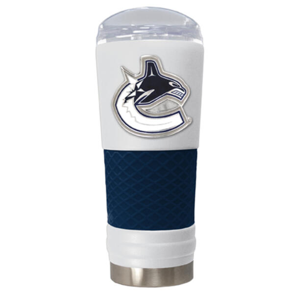 NHL Vancouver Canucks DRAFT Powder Coated Stainless Steel Tumbler - image 