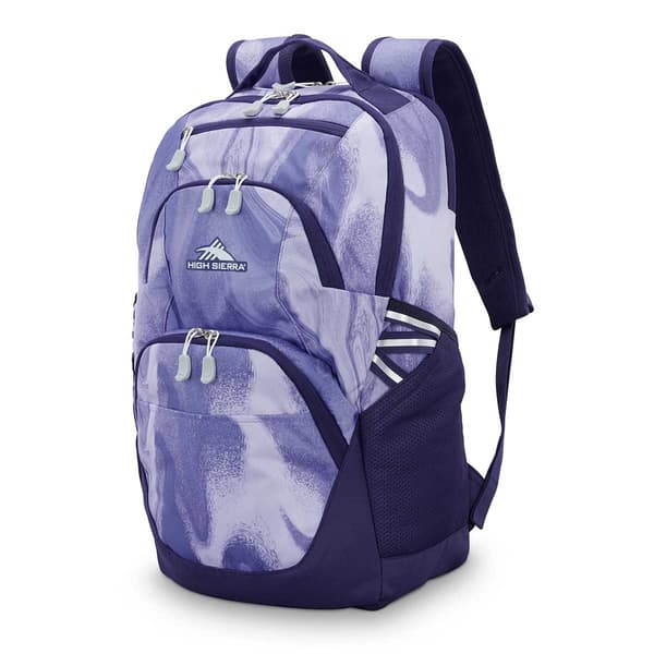 High Sierra Swoop Signature Backpack - Purple Marble