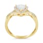 10kt. Gold Trillion Opal Ring - image 3