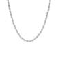 20in. Polished Sterling Silver Solid Rope Chain Necklace - image 1