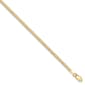Gold Classics&#40;tm&#41; 2.2mm. 14kt. Gold Beveled Curb Chain Anklet - image 1
