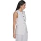 Womens Calvin Klein Sleeveless Solid Button Front Linen Vest - image 3