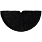 Northlight 48in. Faux Black Sable Fur Christmas Tree Skirt - image 5