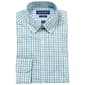 Mens Architect(R) High Performance Fitted Dress Shirt - Blue/Green - image 1