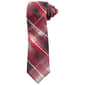 Mens Van Heusen(R) Extra Large Plaid w/ White Stripe Tie - image 1