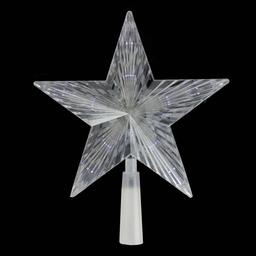Northlight Seasonal 8in. LED Crystal Star Christmas Tree Topper