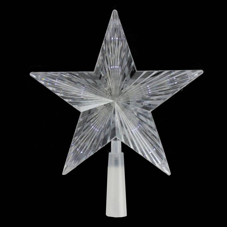 Northlight Seasonal 8in. LED Crystal Star Christmas Tree Topper
