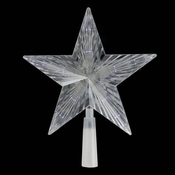Northlight Seasonal 8in. LED Crystal Star Christmas Tree Topper