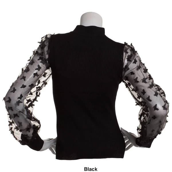 Juniors Madden Girl Metamorphosis Mock Neck Sweater