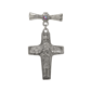 Symbols of Faith Pewter Tone Red Stone Pope Francis Cross Pin - image 1