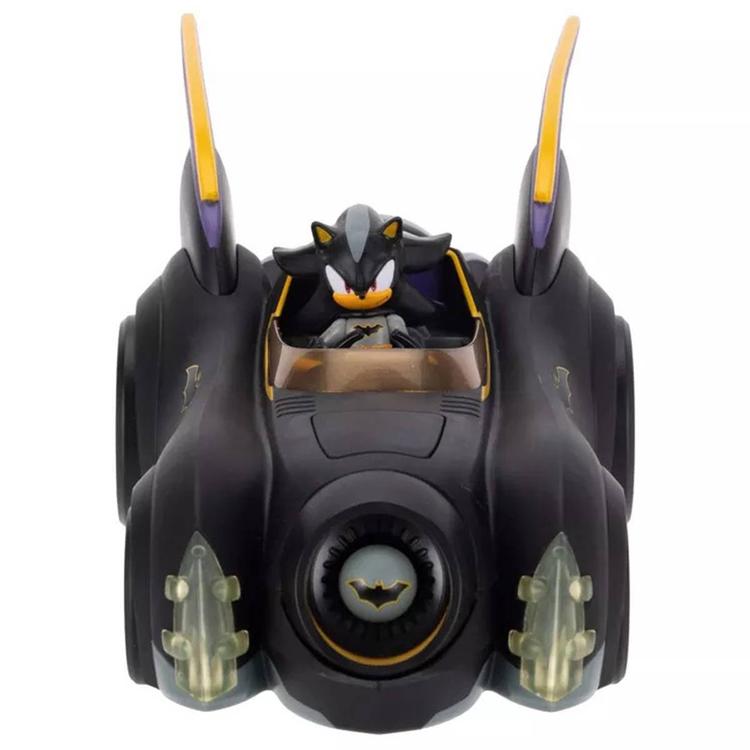 DC X Sonic the Hedgehog 2.5" Shadow Batman + Batmobile