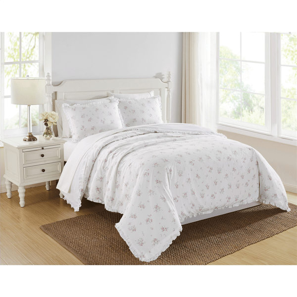 The Farmhouse by Rachel Ashwell Signature Rosebury 3pc. Duvet Co