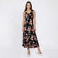 Womens Robbie Bee Sleeveless Floral Cowl Neck Midi Dress - image 1