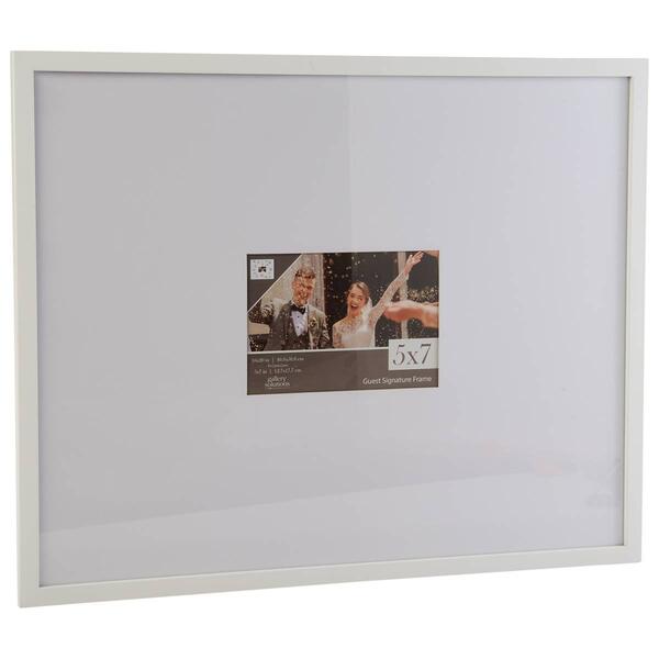 Gallery Solutions White Guest Signature Frame - image 