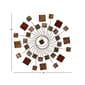 9th & Pike® Brown Modern Abstract Round Metal Wall Decor - image 10