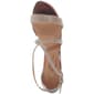 Womens Nina Block Heel Platform Rhinestone Dress Sandals - image 5