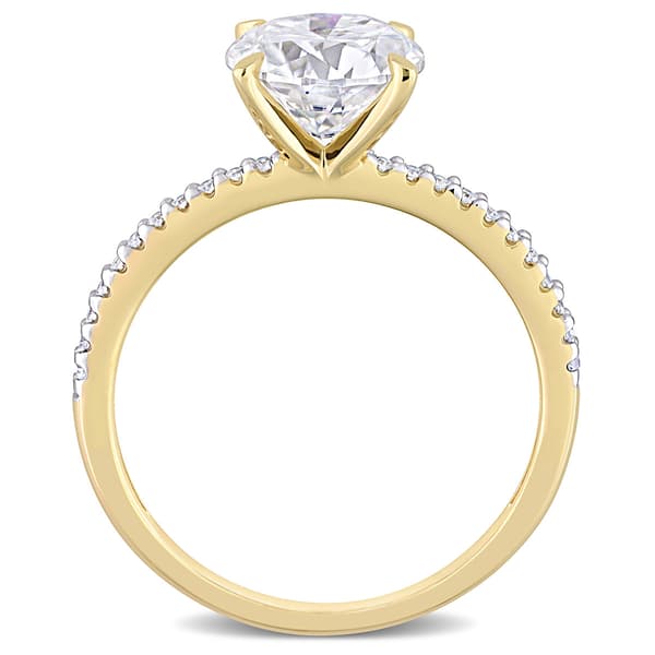 Gemstone Classics™ 14kt. Gold 1 4/5ctw. Moissanite Ring