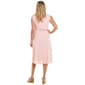 Womens Connected Apparel Sleeveless Eyelet Tie Front Midi Dress - image 3