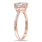 Gemstone Classics&#8482; 10kt. Rose Gold 1/20ctw. Morganite Ring - image 2