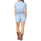 Juniors Celebrity Pink Self Tie Denim Romper - image 3