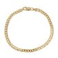 8in. 14kt. Over Sterling Silver Grometta Chain Bracelet - image 1