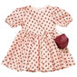 Girls (4-6x) BTween(R) Puff Sleeve Flower Poplin Dress w/ Purse - image 1