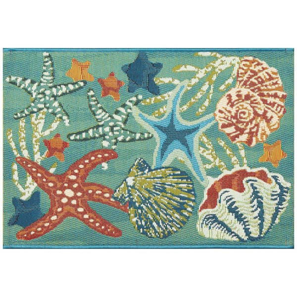 Liora Manne Esencia Starfish Song Rectangular Accent Rug