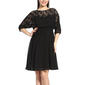 Womens Glow &amp; Grow(R) Lace Trim Maternity Fit &amp; Flare Dress - image 1