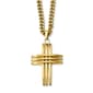 Mens Gentlemen's Classics&#40;tm&#41; Gold IP-Plated Cross Necklace - image 1