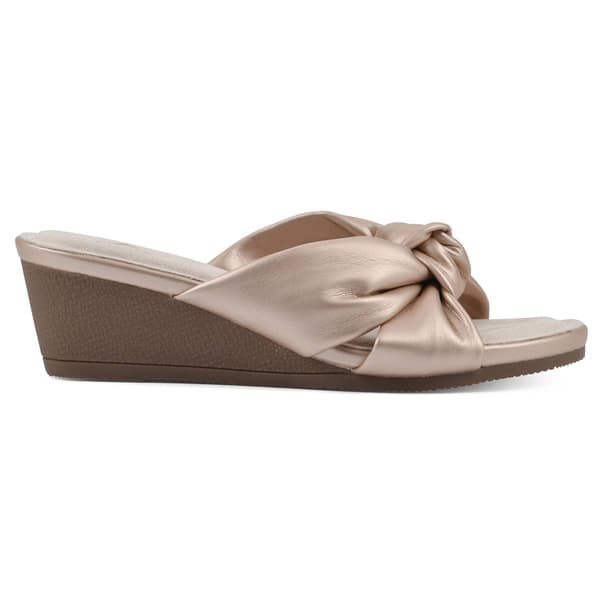 Womens Cliffs by White Mountain Candie Wedge Sandals