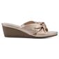 Womens Cliffs by White Mountain Candie Wedge Sandals - image 2