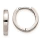 Gold Classics&#40;tm&#41; 14kt. White Gold Hinged Hoop Earrings - image 1