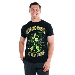 Young Mens Rick & Morty More Art Than Science Graphic Tee
