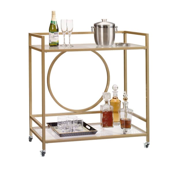 Sauder International Lux Bar Cart Boscov's