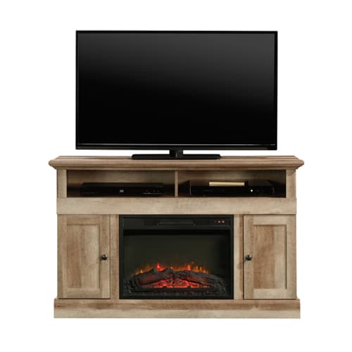 Sauder Cannery Bridge Media Fireplace - Lintel Oak