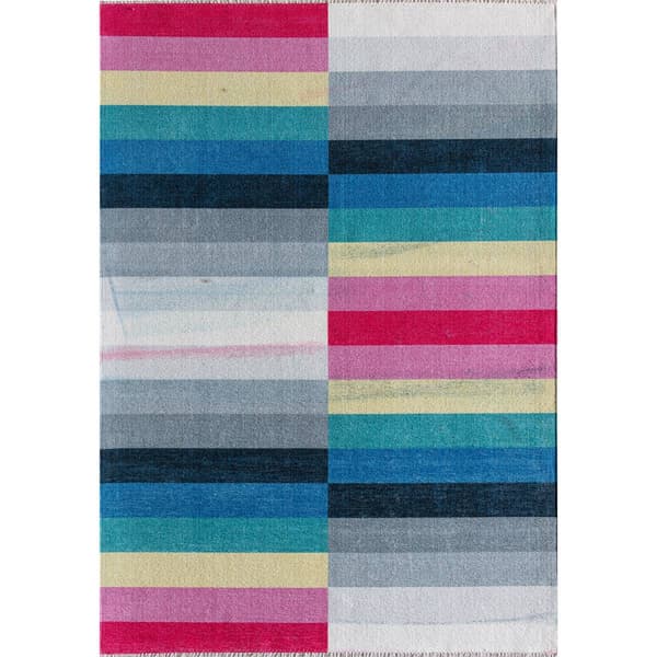 Elizabeth Sutton Maisie Colorblock Rectangular Area Rug