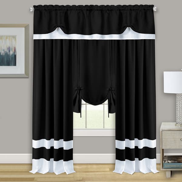 Achim Darcy Tie Up Rod Pocket Curtain Shade - image 