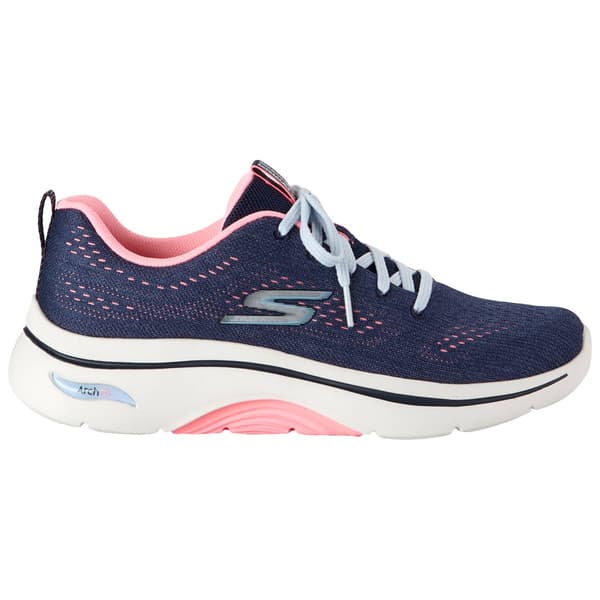 Womens Skechers Go Walk Arch Fit 2.0 Vivid Sun Athletic Sneakers