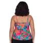 Plus Size TrimShaper Amazonian Palms Ronnie Tankini Swim Top - image 2