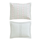 Laura Ashley Rosebud Stripe Reversible Reversible Qulit Set - image 11