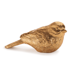 Melrose Metallic Bird Figurine - Set of 6