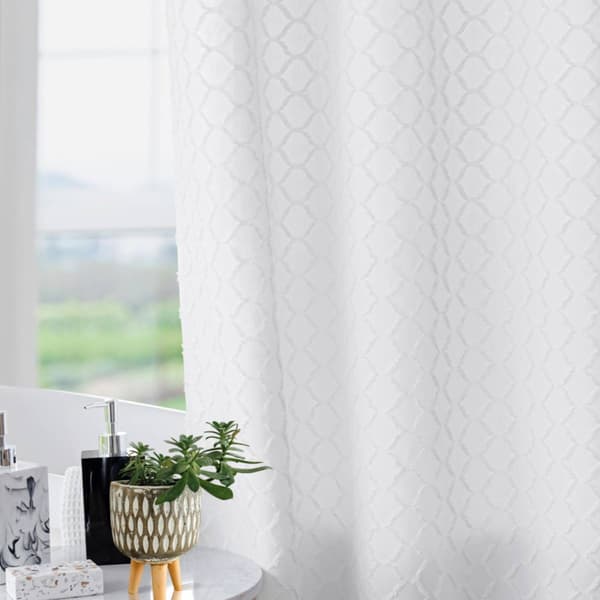 Awesome Home Diamond Tassel Shower Curtain