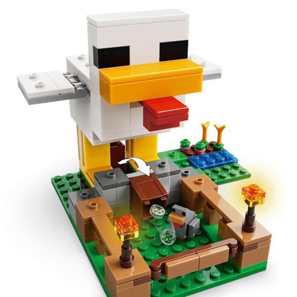 LEGO® Minecraft® Chicken Farm Building Kit