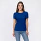 Petite Anne Klein Short Tulip Sleeve Textured Blouse - image 1