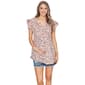Womens Times Two Floral Tie Waist Maternity Blouse - Blush/Black - image 1