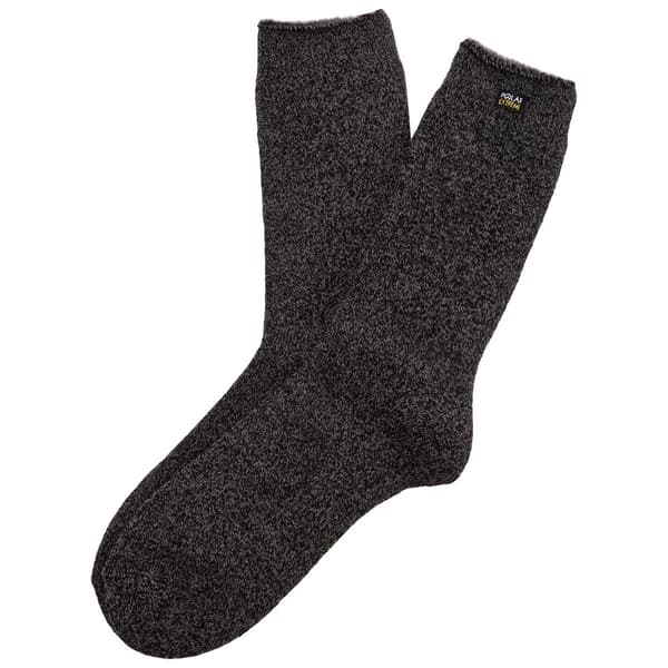 Mens Polar Extreme Xtra Lite Marled Crew Socks - image 