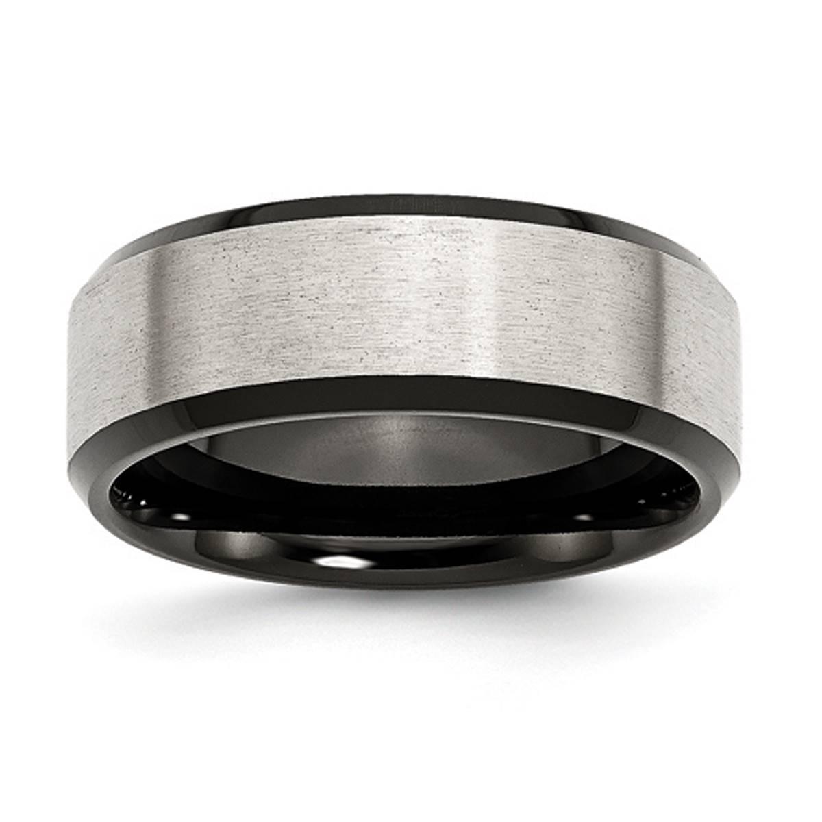 Mens Gentlemen’s Classics™ Beveled Edge & Black Plated...